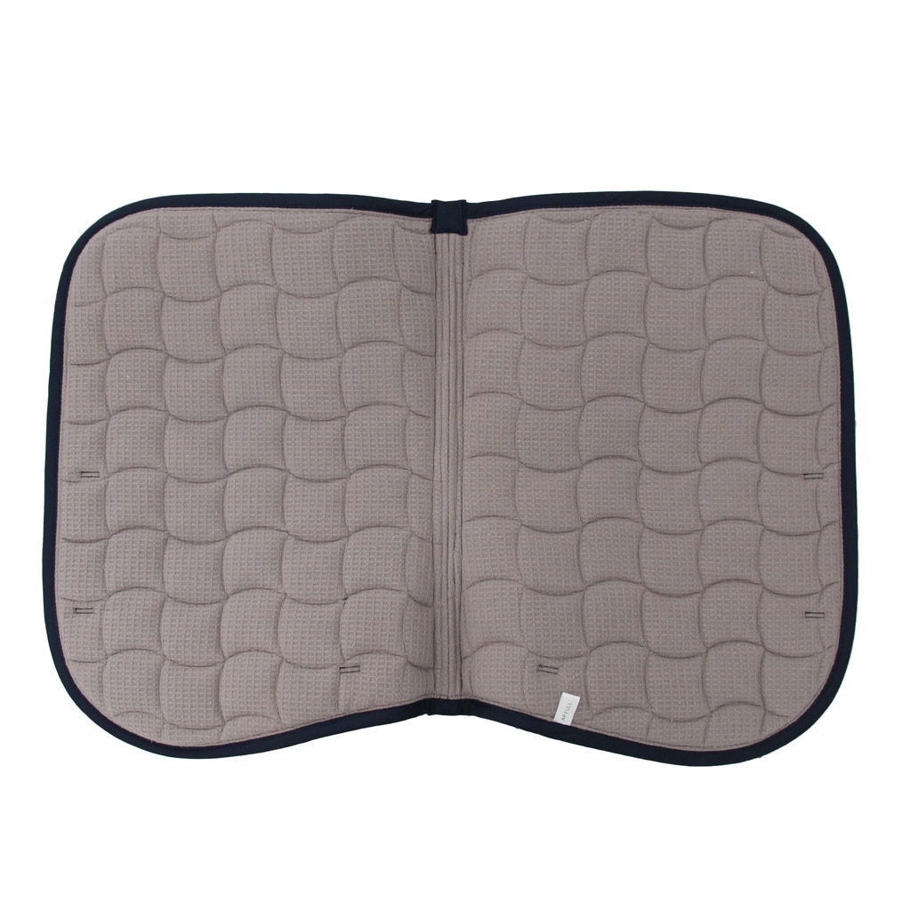 Cotton Quilted Horse Saddle Cloth Equestrian Saddle Pads with Piped Edge 69x50cm