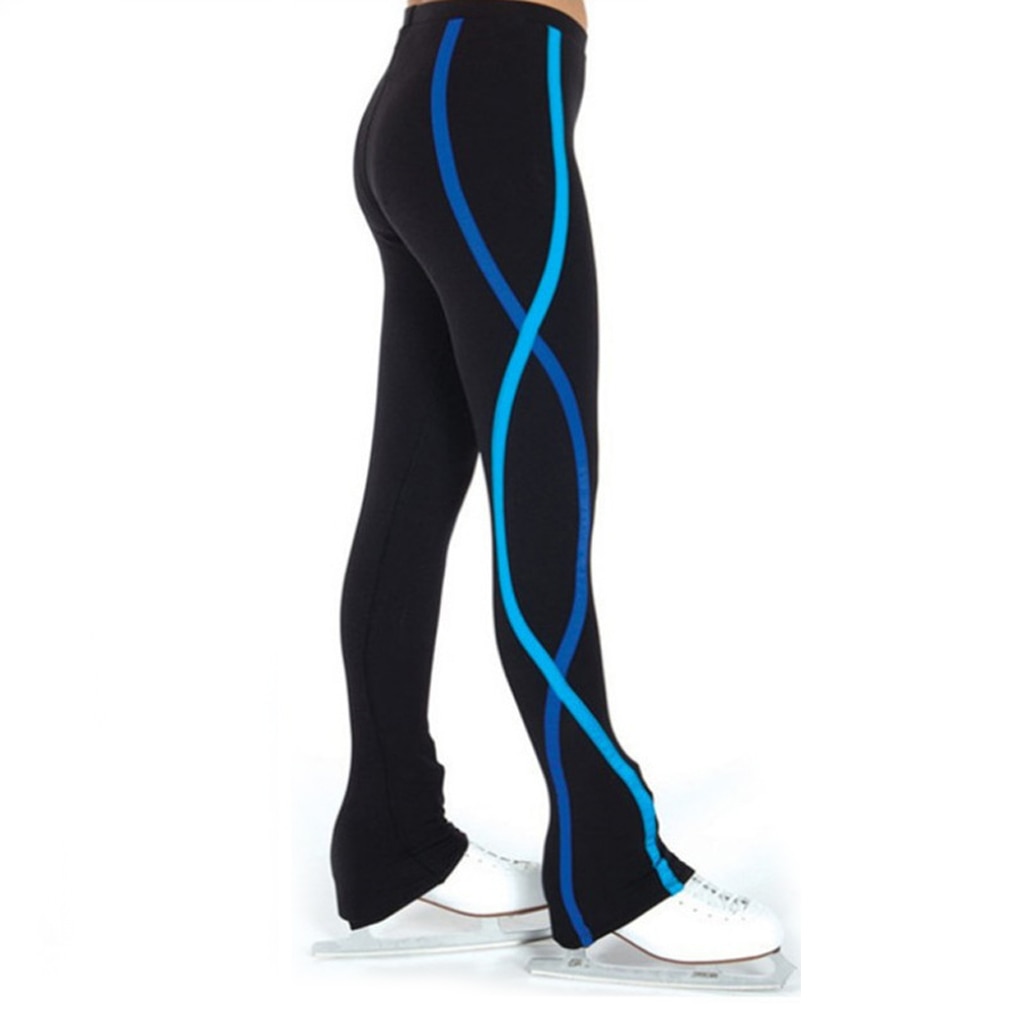 Girls Women Ice Figure Skating Dress Practice Pants Trousers Skate Dressing Tights Leggings Skating Pants Outfit