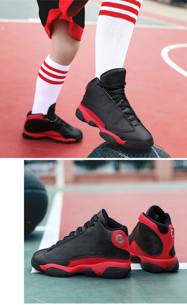 PINSEN 2019 Children Basketball Shoes For boys Sneakers Non-slip Casual Kids Shoes Boy Girls Sneakers Breathable Sport Shoes (12)