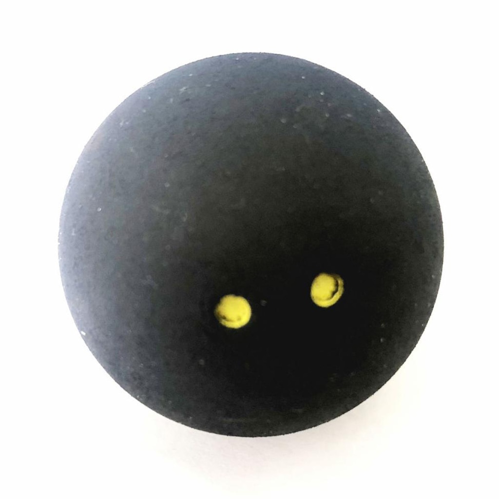 3-part 37 Mm Squash Ball Professional Double Yellow Dots Replacement
