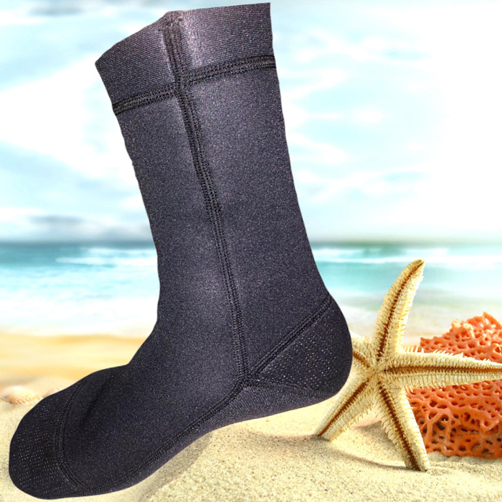 3mm Neoprene Diving Socks Water Resistant Warm Flexible  Proof Beach Socks Anti Slip for Surfing  Sports Swim Women Men